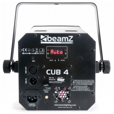 BEAMZ - CUB4 II LED QUAD DERBY WITH MOONFLOWER 153.701 3 BEAMZ - CUB4 II LED QUAD DERBY WITH MOONFLOWER 153.701 3