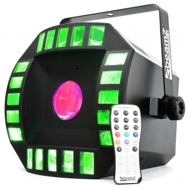 BEAMZ - CUB4 II LED QUAD DERBY WITH MOONFLOWER 153.701 2