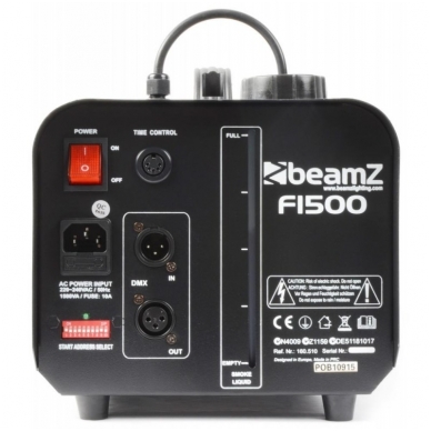 BeamZ F1500 Fazer with DMX and Timer controller 160.510 1
