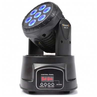 BeamZ MHL74 Mini Moving Head 7x 10W 4-in-1 LED 150.518 1