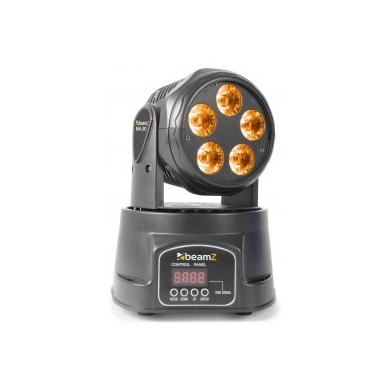 BeamZ MHL90 Mini Moving Head Wash 5x 18W 6-in-1 LEDs 150.530