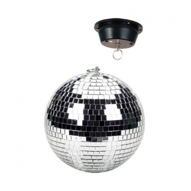 BEAMZ - MIRROR BALL 20CM WITH MOTOR 151.333 BEAMZ - MIRROR BALL 20CM WITH MOTOR 151.333