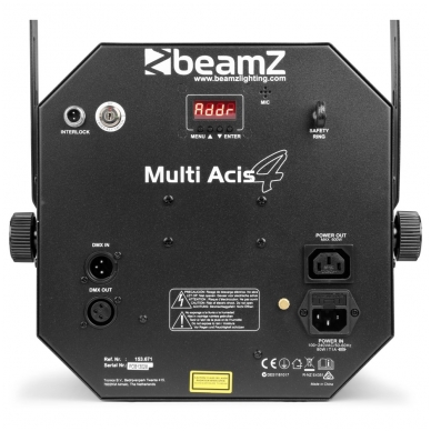BeamZ MultiAcis IV LED with laser and strobe 153.671 1