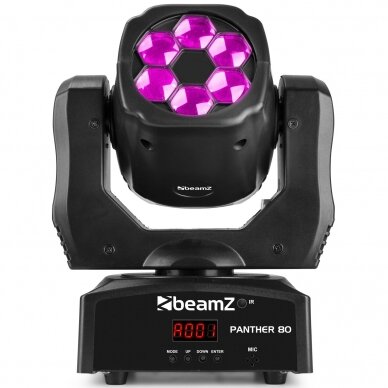BEAMZ PANTHER 80 LED MOVING HEAD DMX IRC 150.440 1 BEAMZ PANTHER 80 LED MOVING HEAD DMX IRC 150.440 1