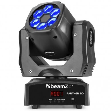 BEAMZ PANTHER 80 LED MOVING HEAD DMX IRC 150.440 2 BEAMZ PANTHER 80 LED MOVING HEAD DMX IRC 150.440 2