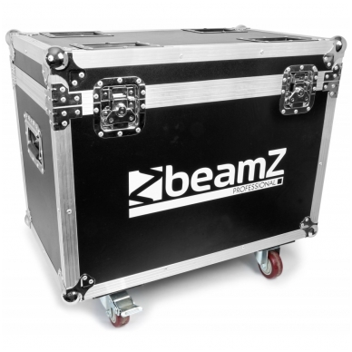 BeamZ Professional MHL1915 LED Zoom Moving Head 2 pieces in Flightcase 150.522 1
