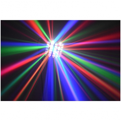 BeamZ Radical II LED Derby with laser RG and strobe 153.711 5