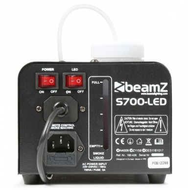BeamZ S700-LED Smoke Machine with Flame Effect 160.426 2