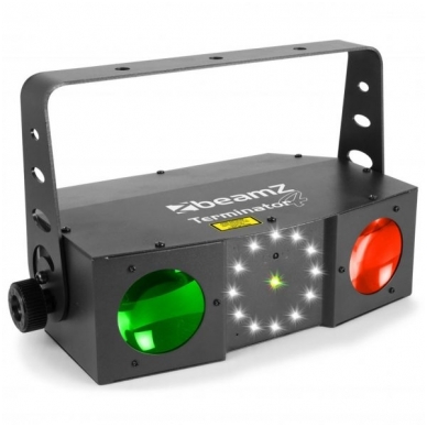 BeamZ Terminator IV LED Double Moon with laser and strobe 153.716