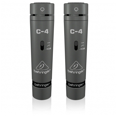 Mikrofonų komplektas - Behringer C-4 Mikrofonų komplektas - Behringer C-4