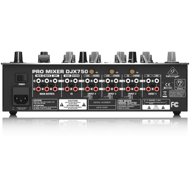 Behringer Pro Mixer DJX-750 4-CH DJ Mixer 1 Behringer Pro Mixer DJX-750 4-CH DJ Mixer 1