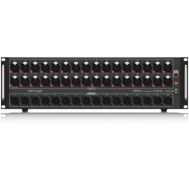 Behringer S32 - I/O Box with 32 Remote-Controllable MIDAS Preamps, 16 Outputs and AES50 Networking featuring KLARK TEKNIK SuperMAC Technology