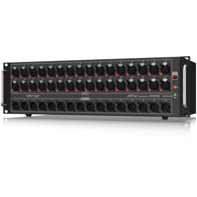 Behringer S32 - I/O Box with 32 Remote-Controllable MIDAS Preamps, 16 Outputs and AES50 Networking featuring KLARK TEKNIK SuperMAC Technology 2