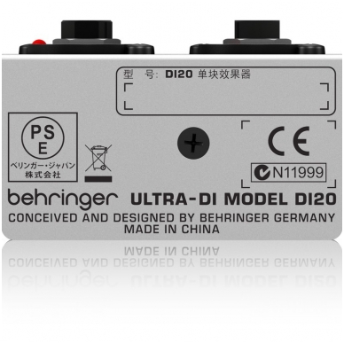 Behringer ULTRA-DI DI20 Professional Active 2-Channel DI-Box/Splitter 4