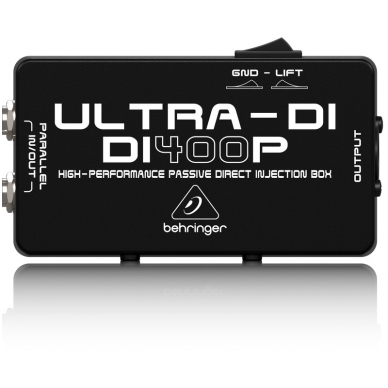 Behringer ULTRA-DI DI400P High-Performance Passive DI-Box Behringer ULTRA-DI DI400P High-Performance Passive DI-Box