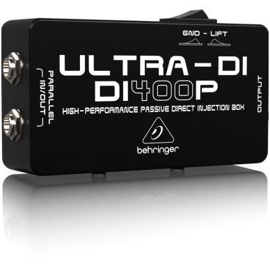 Behringer ULTRA-DI DI400P High-Performance Passive DI-Box 1 Behringer ULTRA-DI DI400P High-Performance Passive DI-Box 1