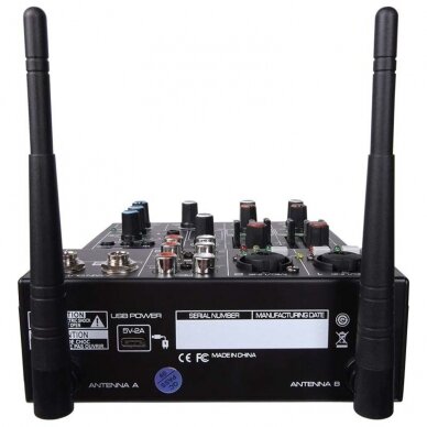 DNA MIXMIC-2 MIXER USB BLUETOOTH WIRELESS MICROPHONES SET 3