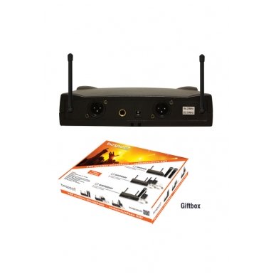 Bespeco GM-905HP Double handheld - headset wireless VHF microphone 1