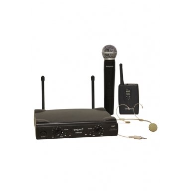 Bespeco GM-905HP Double handheld - headset wireless VHF microphone