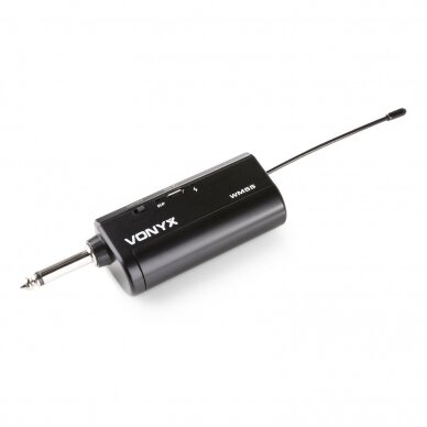 DVEJŲ BELAIDŽIŲ MIKROFONŲ SISTEMA VONYX WM552 PLUG-AND-PLAY SET UHF 179.211 5 DVEJŲ BELAIDŽIŲ MIKROFONŲ SISTEMA VONYX WM552 PLUG-AND-PLAY SET UHF 179.211 5
