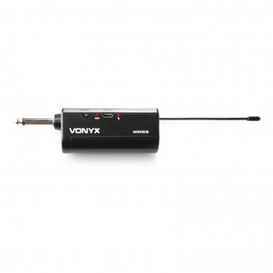 DVEJŲ BELAIDŽIŲ MIKROFONŲ SISTEMA VONYX WM552 PLUG-AND-PLAY SET UHF 179.211 6 DVEJŲ BELAIDŽIŲ MIKROFONŲ SISTEMA VONYX WM552 PLUG-AND-PLAY SET UHF 179.211 6