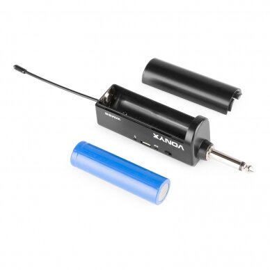 DVEJŲ BELAIDŽIŲ MIKROFONŲ SISTEMA VONYX WM552 PLUG-AND-PLAY SET UHF 179.211 8 DVEJŲ BELAIDŽIŲ MIKROFONŲ SISTEMA VONYX WM552 PLUG-AND-PLAY SET UHF 179.211 8