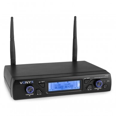 WIRELESS MICROPHONE UHF 16CH WITH 2 HANDHELD MICROPHONES 2 WIRELESS MICROPHONE UHF 16CH WITH 2 HANDHELD MICROPHONES 2