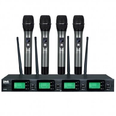 DNA RV-4 WIRELESS MICROPHONE SYSTEM WITH 4 MICROPHONES