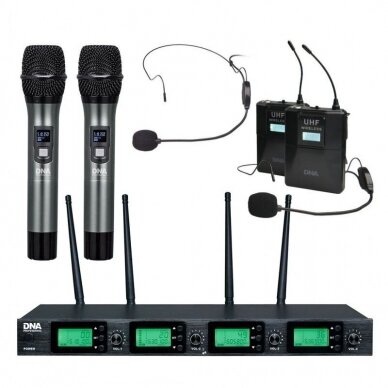 DNA RV-4 MIX VIRELESS MICROPHONES SET 1 DNA RV-4 MIX VIRELESS MICROPHONES SET 1