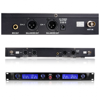 BEVIELIŲ MIKROFONŲ SISTEMA DNA WM4 VOCAL SET 2