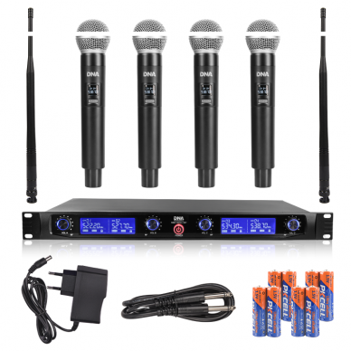 BEVIELIŲ MIKROFONŲ SISTEMA DNA WM4 VOCAL SET 3 BEVIELIŲ MIKROFONŲ SISTEMA DNA WM4 VOCAL SET 3