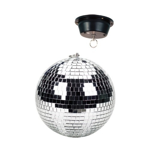 BEAMZ - MIRROR BALL 20CM WITH MOTOR 151.333 BEAMZ - MIRROR BALL 20CM WITH MOTOR 151.333