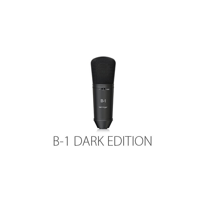 Behringer B-1 DARK EDITION Studio Condenser Microphone 1 Behringer B-1 DARK EDITION Studio Condenser Microphone 1