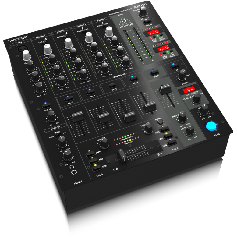 Behringer Pro Mixer DJX-750 4-CH DJ Mixer 2 Behringer Pro Mixer DJX-750 4-CH DJ Mixer 2