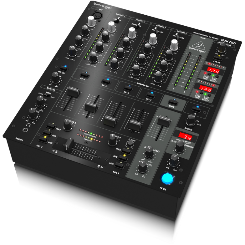 Behringer Pro Mixer DJX-750 4-CH DJ Mixer 3