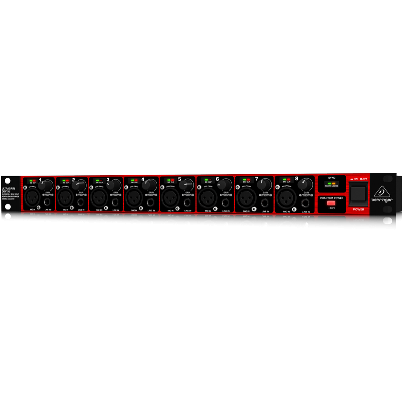 Behringer ADA-8200 UltraGain Digital Microphone Preamplifier 2