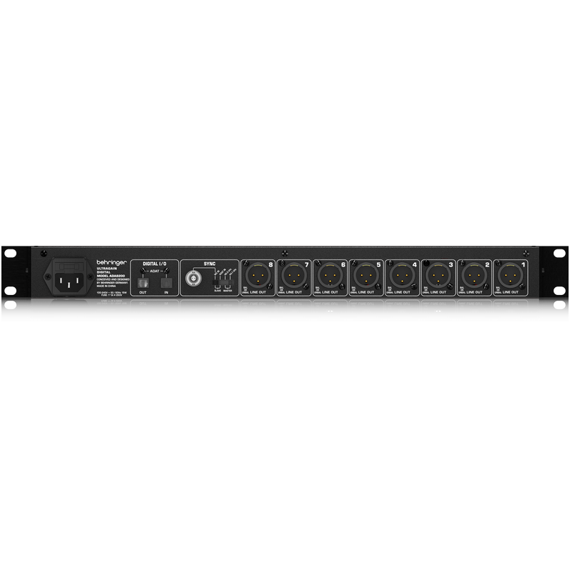 Behringer ADA-8200 UltraGain Digital Microphone Preamplifier 3