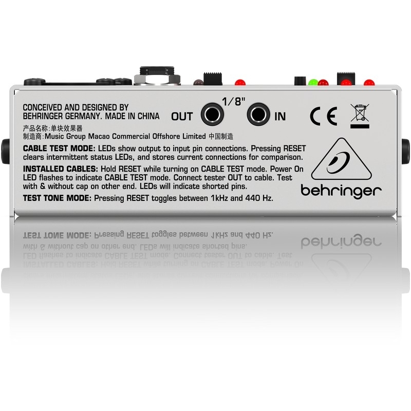 Behringer CT100 Professional 6-in-1 Cable Tester 4