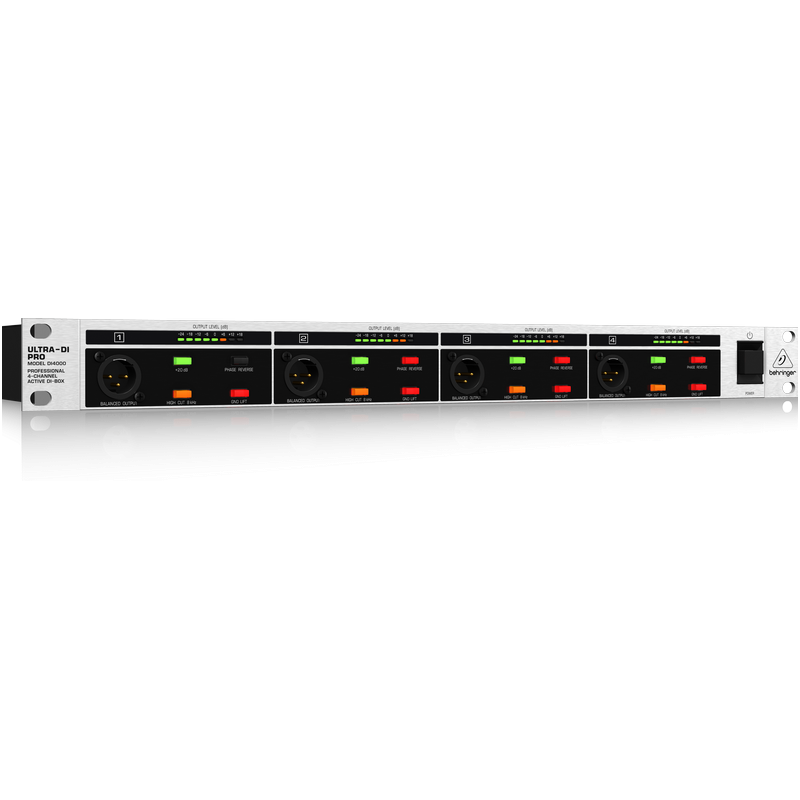 Behringer ULTRA-DI PRO DI4000 Professional 4-Channel Active DI-Box B-STOCK  1