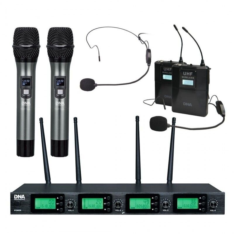DNA RV-4 MIX VIRELESS MICROPHONES SET 1
