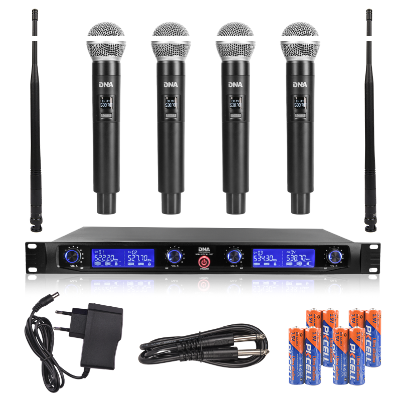 BEVIELIŲ MIKROFONŲ SISTEMA DNA WM4 VOCAL SET 3 BEVIELIŲ MIKROFONŲ SISTEMA DNA WM4 VOCAL SET 3