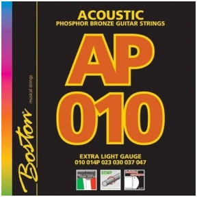 Boston AP-10 String Set For Acoustic Guitar .010-.047