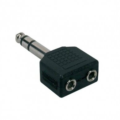 BOSTON AT-175 - 2 x 3.5 JACK FEMALE STEREO, 6.3mm JACK MALE STEREO ADAPTOR BOSTON AT-175 - 2 x 3.5 JACK FEMALE STEREO, 6.3mm JACK MALE STEREO ADAPTOR