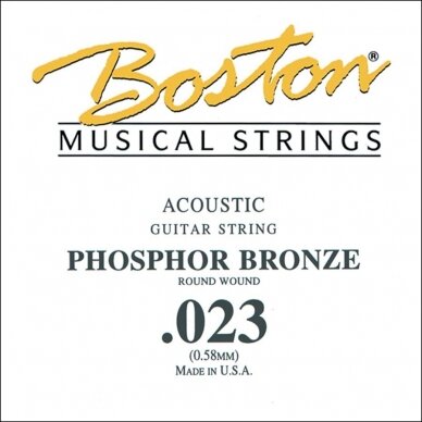 BOSTON BPH-023 .023 PHOSPHOR BRONZE STRING