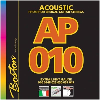 Boston AP-10 String Set For Acoustic Guitar .010-.047