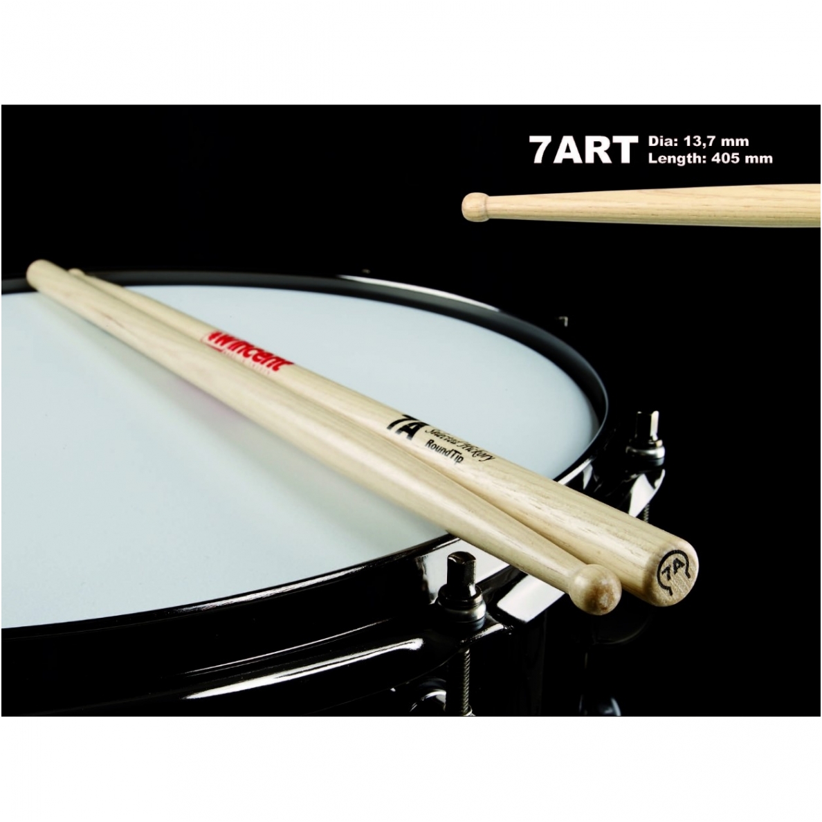 BŪGNŲ LAZDELĖS WINCENT W-7ART Hickory