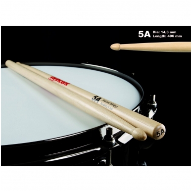 Būgnų lazdelės WINCENT W-5A Hickory Būgnų lazdelės WINCENT W-5A Hickory