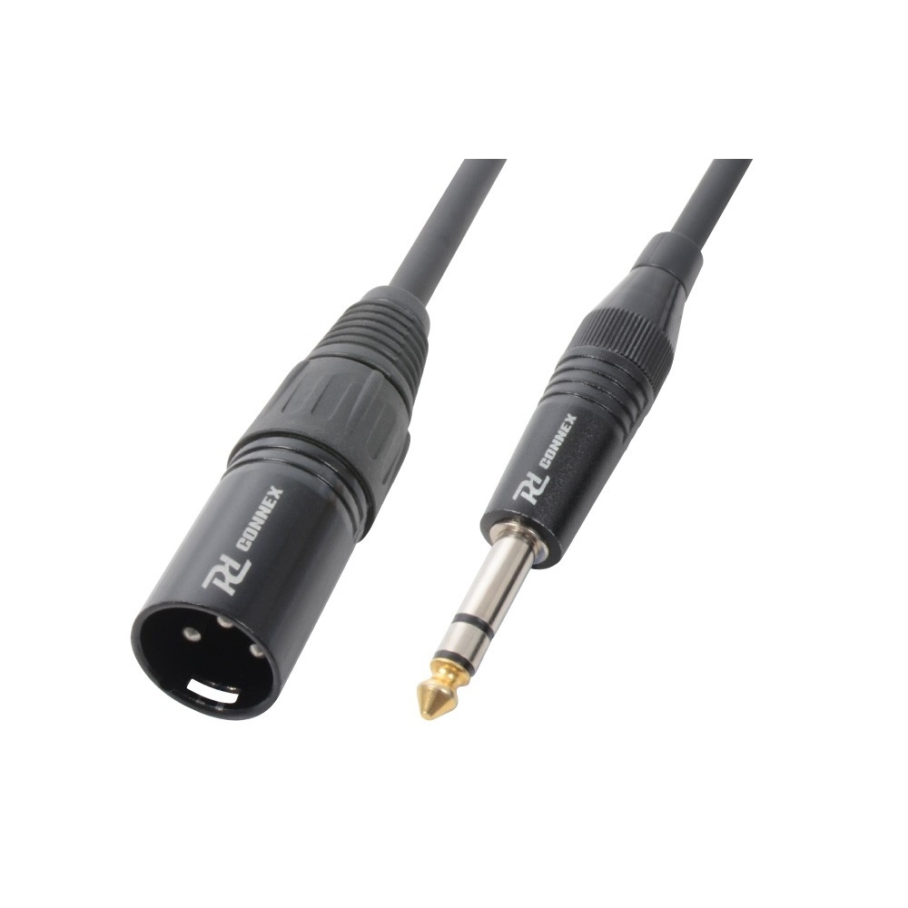 PD-CONNEX CABLE XLR MALE-6.3 STEREO 3.0M 177.078 PD-CONNEX CABLE XLR MALE-6.3 STEREO 3.0M 177.078