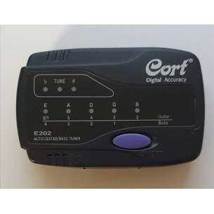 CORT E-202 AUTO GUITAR/BASS TUNER CORT E-202 AUTO GUITAR/BASS TUNER