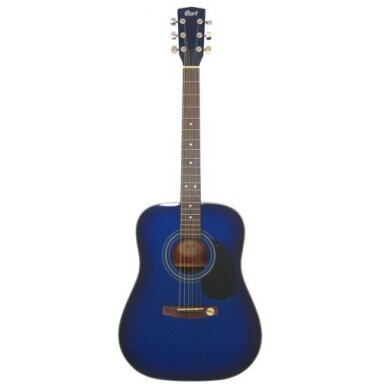 Acoustic Guitar Cort AD-870 Standard Series Dreadnought Blue Burst